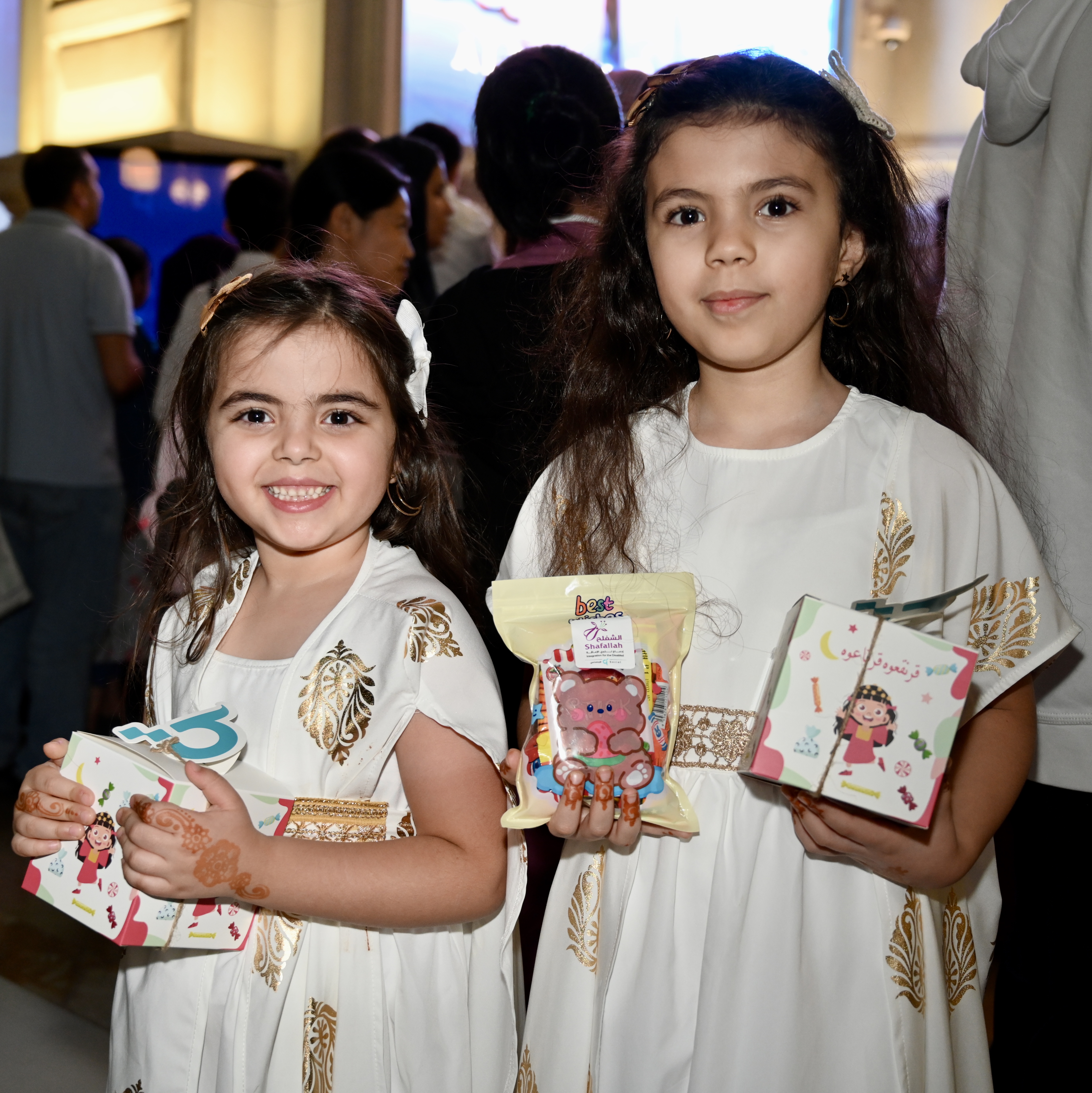 المؤسسة القطرية للعمل الاجتماعي ومراكزها يحتفون بليلة القرنقعوه في الحزم مول