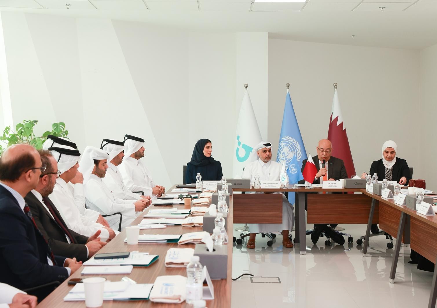 القطرية للعمل الاجتماعي تنظم مائدة مستديرة حول منظومة الأمم المتحدة لحقوق الإنسان بالتعاون مع مركز الأمم المتحدة للتدريب والتوثيق