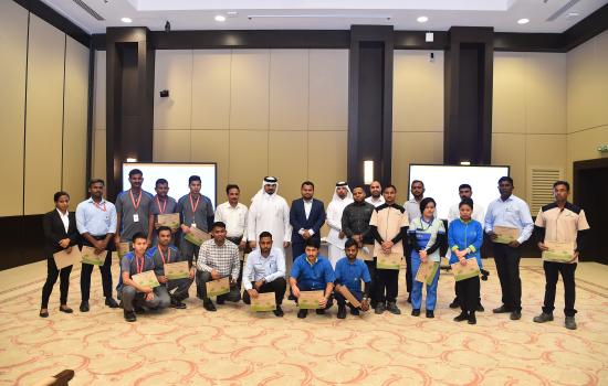 ورشة عمل بالتعاون مع شركة النخبة لإعادة تدوير الورق 