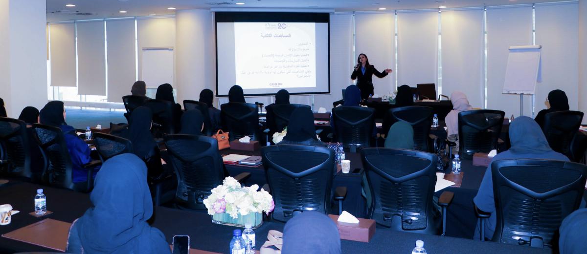 المؤسسة القطرية للعمل الاجتماعي تشارك في الدورة التدريبية حول " إعداد تقارير الظل المعنية بتقرير الاستعراض الدوري"